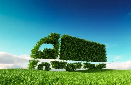 Camion vert décarbonation